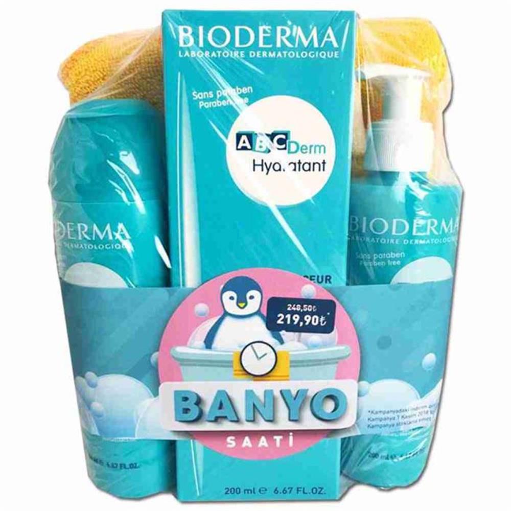 bioderma abcderm banyo saati bebek bakim seti