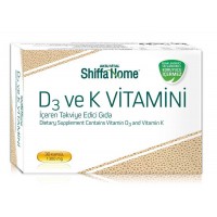 D3 ve K2 Vitamini 1300 mg Softjel